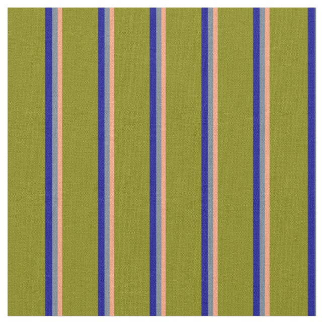 Tecido Salmão Claro, Cinzas Secas, Azul Escuro e Linhas V (Detalhe)