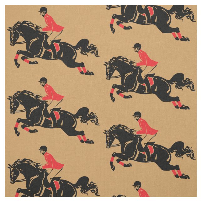 Tecido salto do equestre (Modelo)