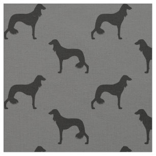 Tecido Saluki mostra em silhueta o teste padrão