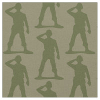Saluting Soldier Camo Green Silhouette