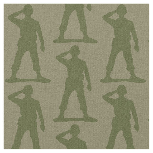 Tecido Saluting Soldier Camo Green Silhouette (Detalhe)
