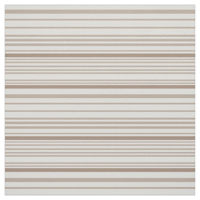 Tecido  Sand and White Linen Stripes (Modelo)