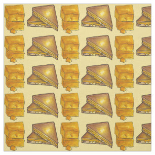 Tecido Sanduíche de Queijo Cheddar Grilled Torrado