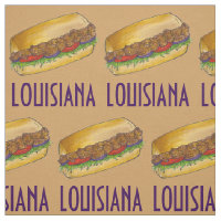 Sanduíche do camarão da Louisiana Po'Boy New Orlea
