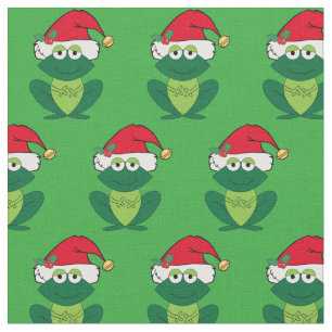 Tecido Sapo de Natal bonito