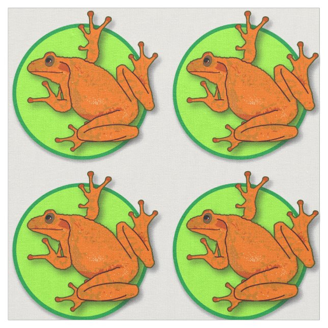 Tecido Sapo laranja (Detalhe)