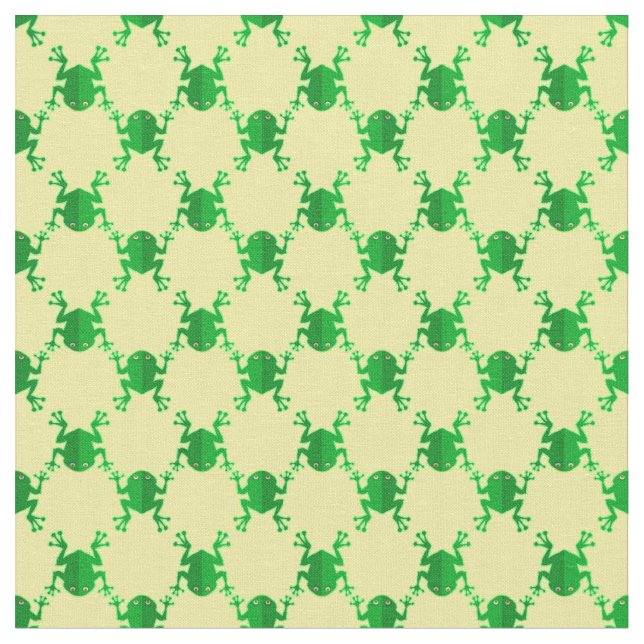 Tecido Sapos bonitos dos desenhos animados (Detalhe)