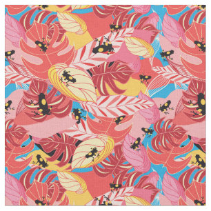 Tecido Sapos da selva