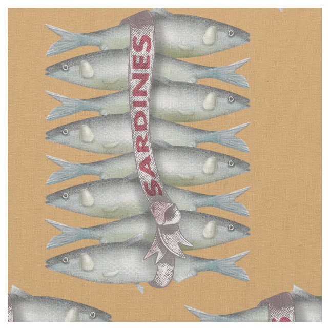 Tecido Sardinhas frescas (Detalhe)