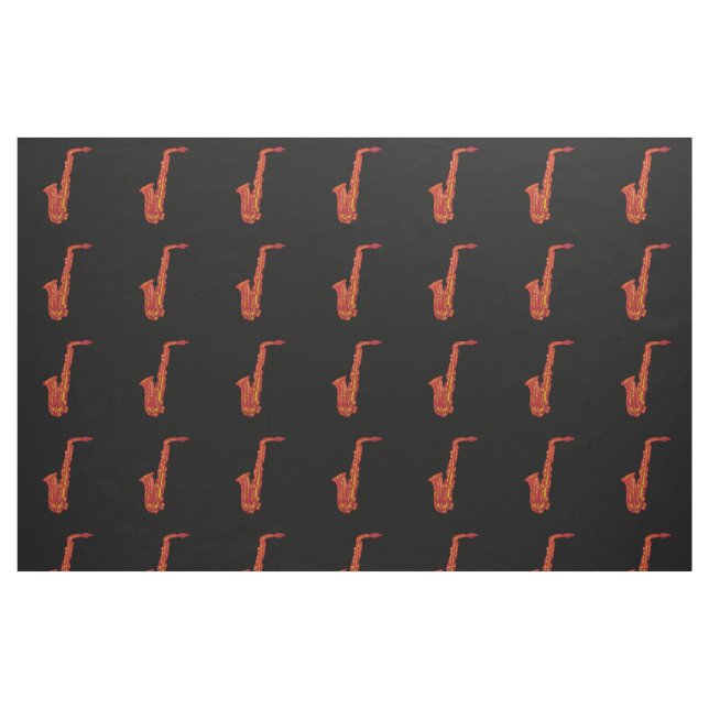 Tecido saxofone (Fat Quarter)