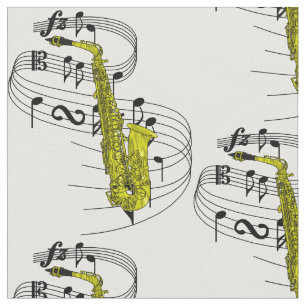 Tecido Saxofone