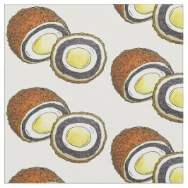 Tecido Scotch Egg UK British Comida Yorkshire Inglaterra