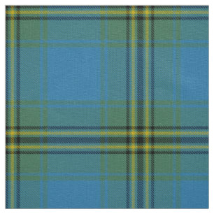 Tecido Scottish Clan Oliver Hunting Tartan Xadrez
