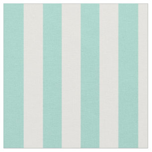 Tecido Seafoam e listras verticais brancas