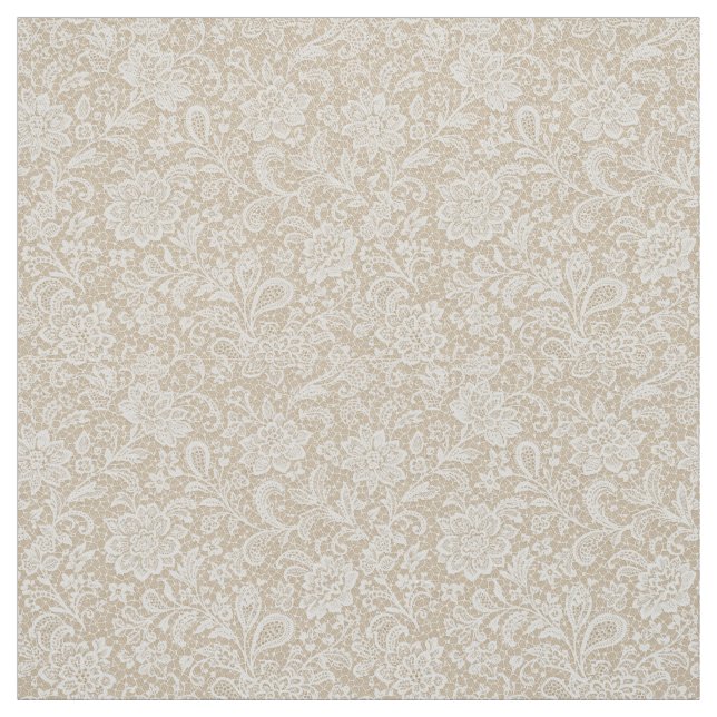 Tecido Seamless Lace Floral Pattern (Modelo)
