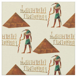 Tecido Segredos Antigos THOTH 3D Egípcio Scifi 2