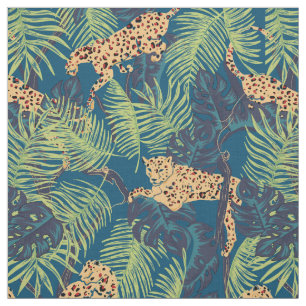 Tecido Selva de Leopardos