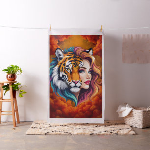Tecido Selvagem Interior – Deusa do Espírito do Tigre