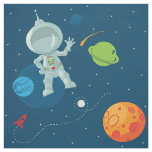 Tecido sem emenda do teste padrão do astronauta d