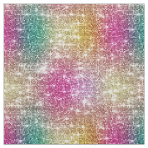 Tecido sequência metálica falsa do arco-íris ombre e dour