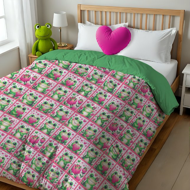 Tecido Ser Meus Amigos Sapos Namorados (Criador carregado)