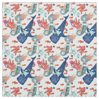 Tecido Sereia e Baleia-tubarão