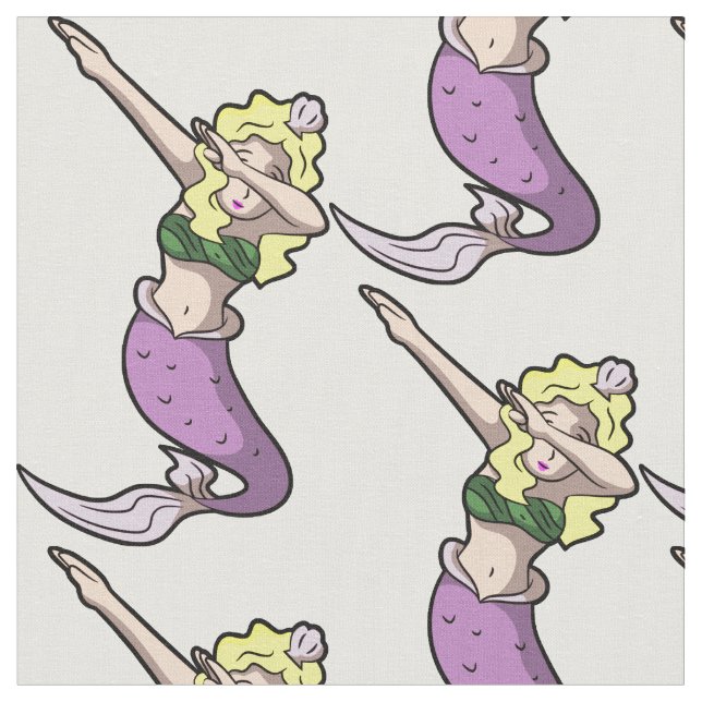 Tecido sereia loira dabbing (Detalhe)