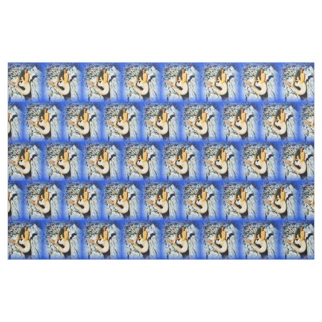 Tecido sereias azuis (Fat Quarter)