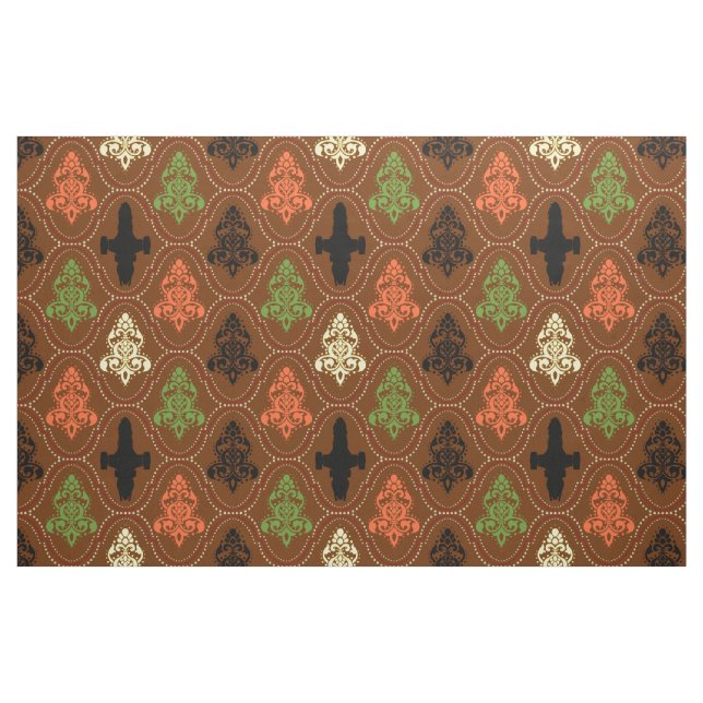 Tecido Serenidade do damasco, demasiado (Fat Quarter)