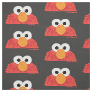 Tecido Sesame Street Elmo Rosto Grande