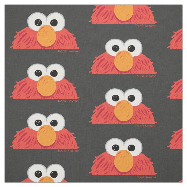 Tecido Sesame Street | Elmo Rosto Grande (Modelo)