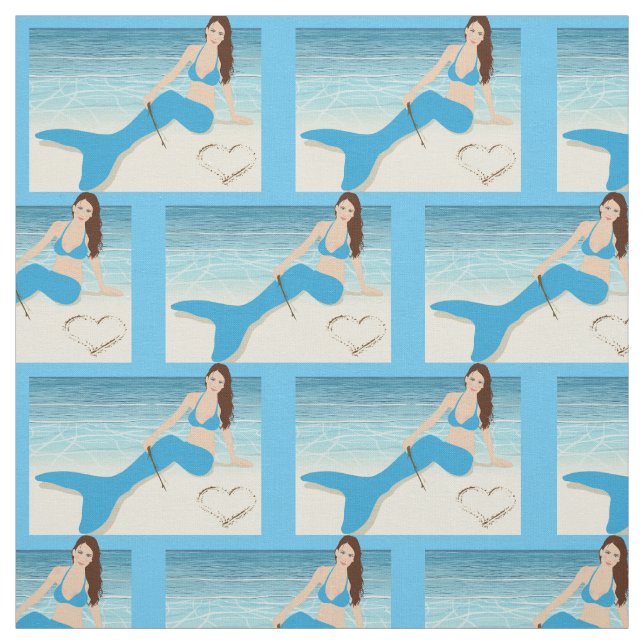Tecido Sessão de Mermaid de Praia Thunder_Cove (Modelo)