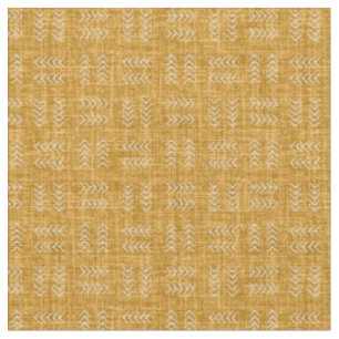 Tecido Setas em Linho Amarelo Dourado