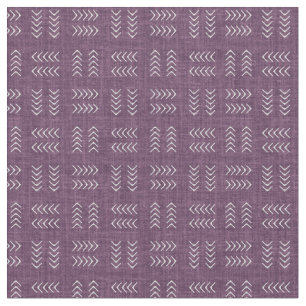 Tecido Setas em Linho Roxo Magenta Escuro