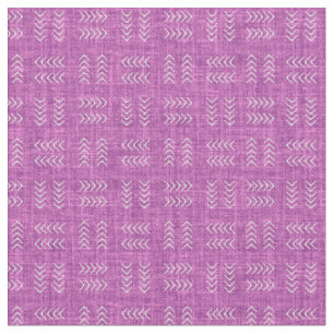 Tecido Setas em Linho Roxo Rosa Claro