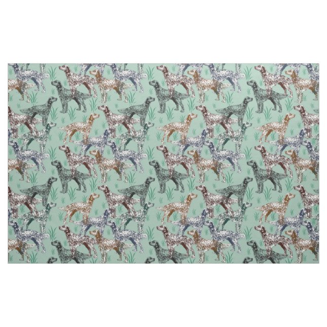 tecido Setter Inglês (Fat Quarter)