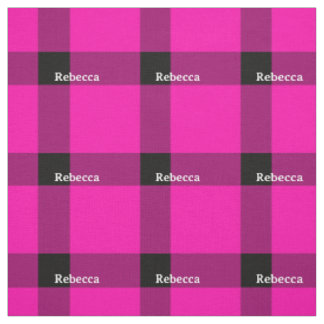 Tecido Seu Nome Xadrez de Búfalo