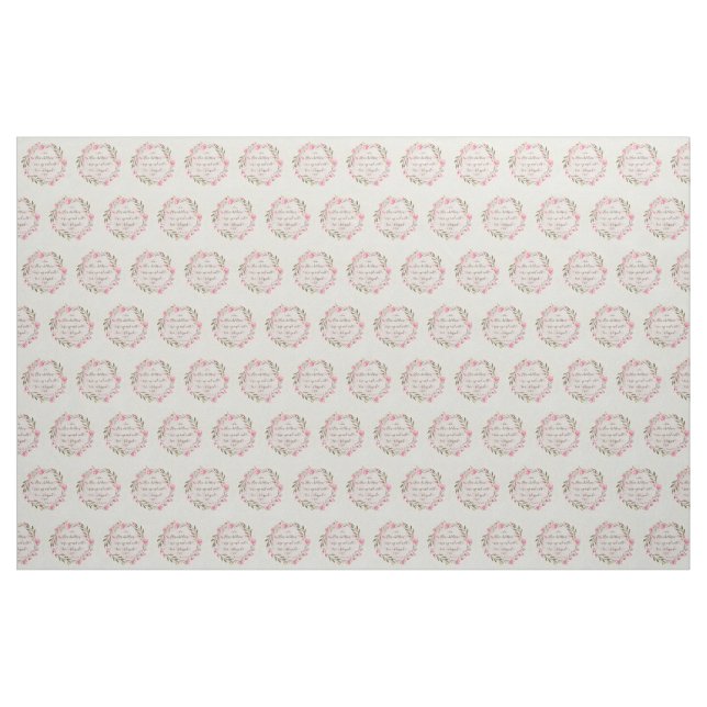 Tecido Seus Filhos se Levantam e a Chamam de Abençoada (Jarda)