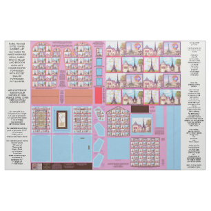 Tecido sewing dos artesanatos do teste padrão de