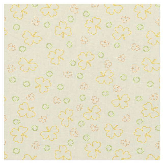Tecido Shamrocks Irlandeses Sunny (Detalhe)