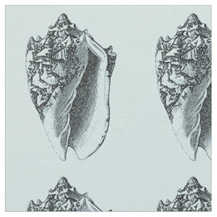 Tecido Shell Aqua Conch