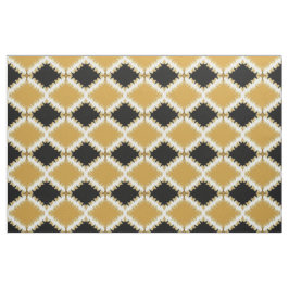 Tecido Shell de estrelas em preto/branco/Dourado