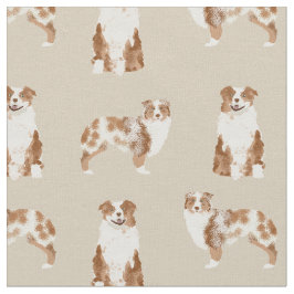 Tecido Shepherd vermelho-vermelho-bronzeado australiano