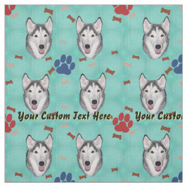 Tecido Siberian Husky - Personalizar