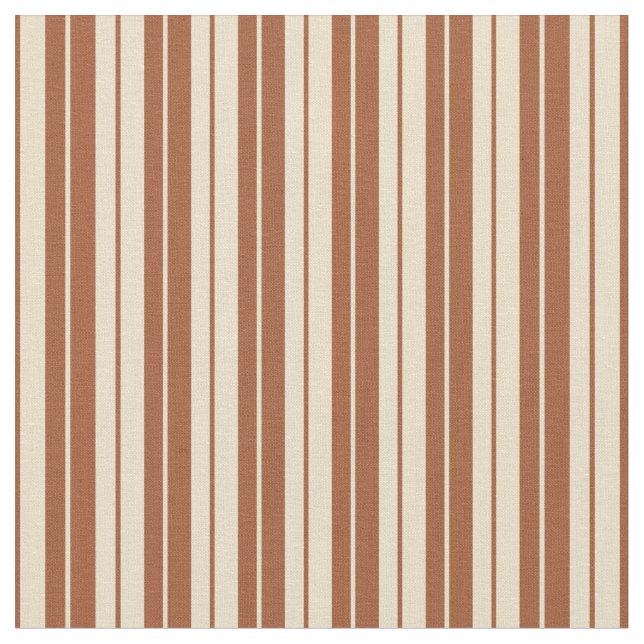 Tecido Siena e Tan Striped Pattern (Detalhe)