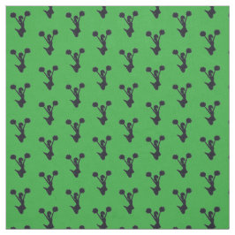 Tecido Silhouette Cheer de Fundo Verde