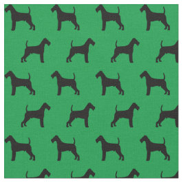 Tecido Silhueta de Terrier irlandês