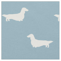 Silhuetas de Dachshund de Cabelo Longo Azul e Bran