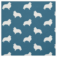Silhuetas de Shetland Sheepdog Azul e Branco