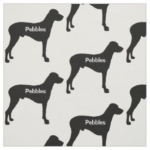 Tecido Silhuette de Cachorro Ridgeback Personalizado